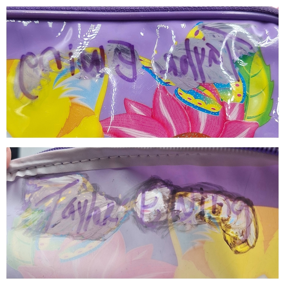 VTG Lisa Frank Sunflower Kittens Large Full-size Backpack - Picture 10 of 14